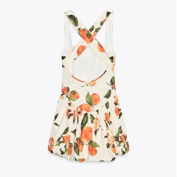 Zara PRINTED SHORT DRESS - Picture 5 of 9